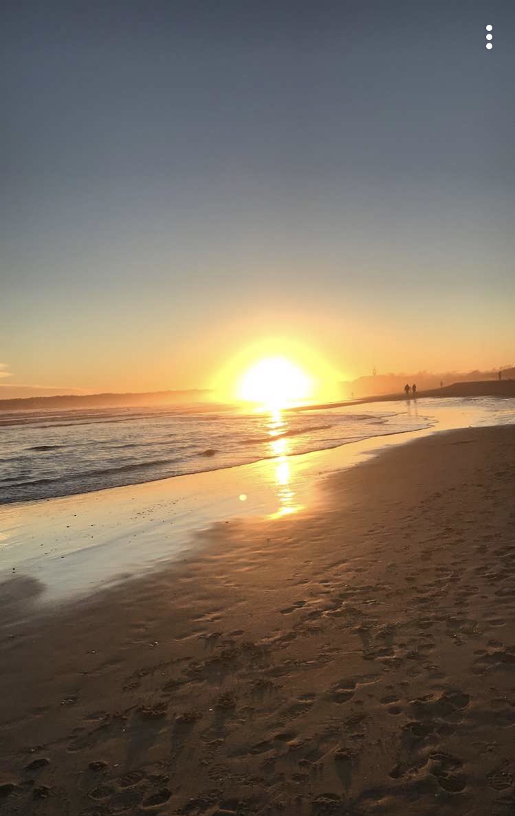 Stole this from a friend... wished so badly that I could go today and chill in my happy place.... but right now healing is more important.... #misstheocean #oceantherapy #sunset