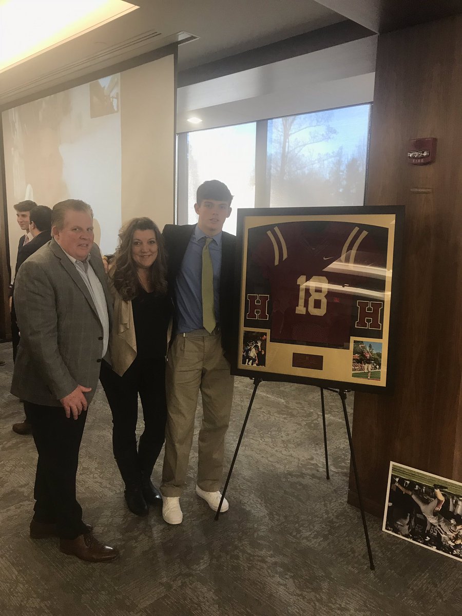 Dimckenna21's tweet image. Such an emotional day today celebrating the Haverford School Football team and their accomplishments over this past year. #2strong #brotherhood #thsfootball 
Thanks to the coaches and players for making this a year to remember!  Such great memories with our second family!