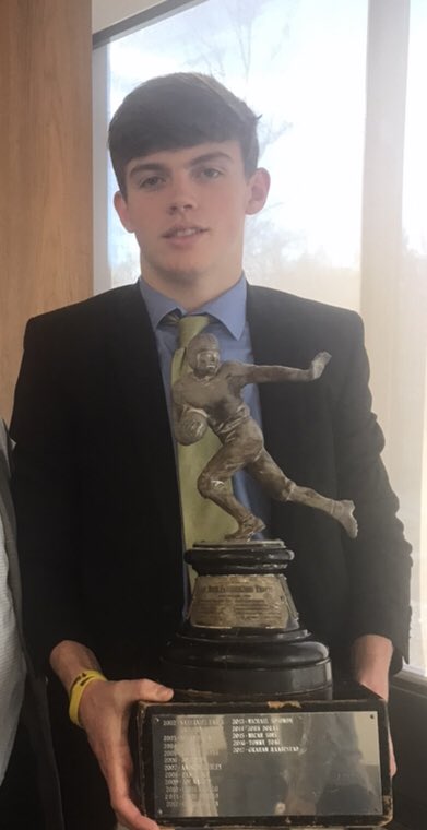 Dimckenna21's tweet image. Such an emotional day today celebrating the Haverford School Football team and their accomplishments over this past year. #2strong #brotherhood #thsfootball 
Thanks to the coaches and players for making this a year to remember!  Such great memories with our second family!