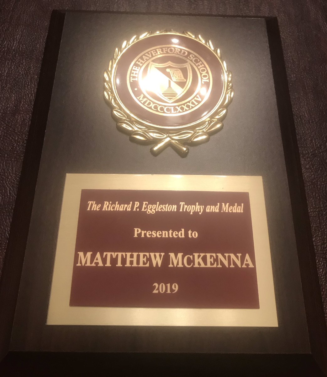 Dimckenna21's tweet image. Such an emotional day today celebrating the Haverford School Football team and their accomplishments over this past year. #2strong #brotherhood #thsfootball 
Thanks to the coaches and players for making this a year to remember!  Such great memories with our second family!