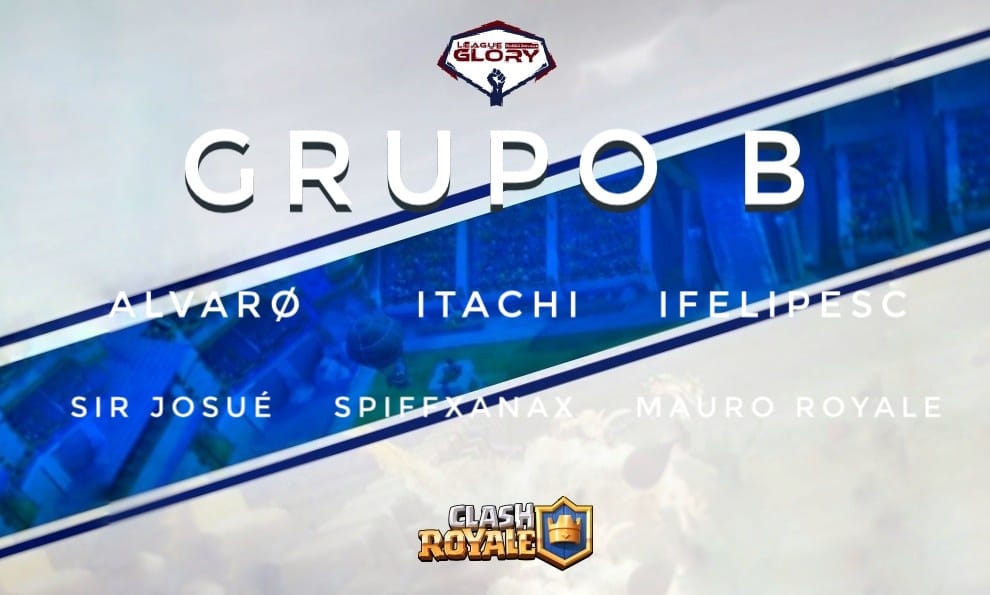 Grupo B:

- @Camuus_CR 🇨🇱
- <a href="/_Itachi_Cr/">Crisstxbvl</a> 🇨🇱
- <a href="/iFelipeSC/">Felipee🕷</a> 🇨🇱
- @Infamous_Josue 🇵🇪
- @Spiffxanax 🇨🇴
- @MauroRoyale 🇨🇱

Éxito a todos los jugadores a demostrar de lo que están hechos