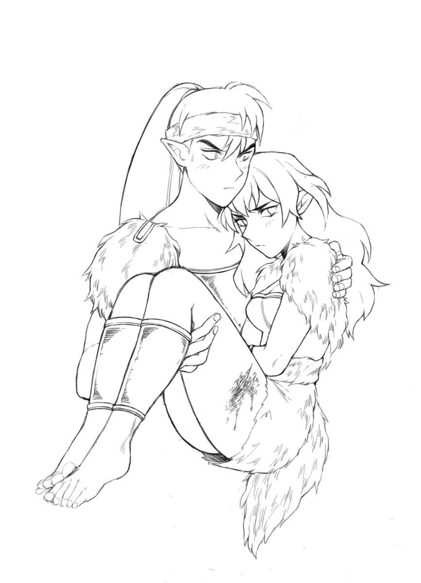 CometJuice's tweet photo. Koga is my boyfriend and here is my shameless self insert oc, Yozora #inuyasha #fanart #oc #character #drawing #sketch #lineart #kouga #koga https://t.co/XI7OaNW5TD
