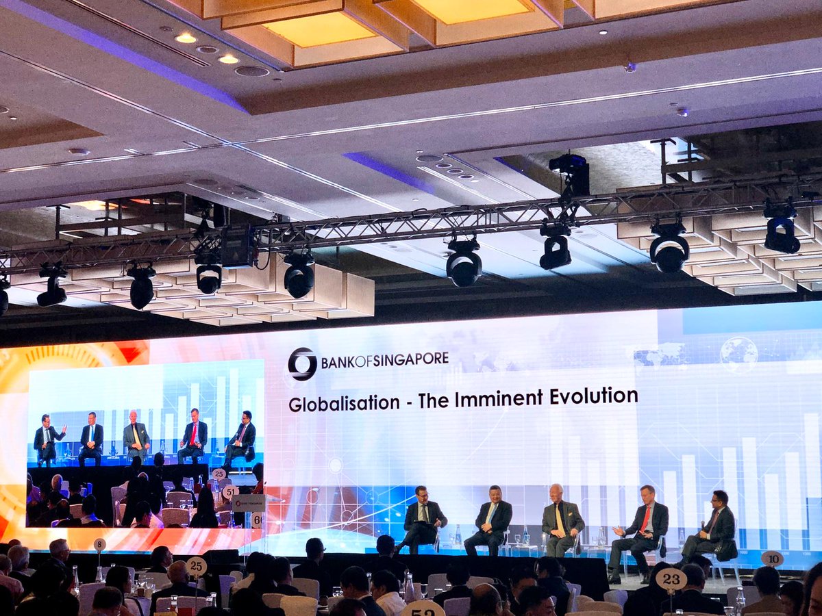 bankofSG's tweet photo. #bankofsgfeatures Alastair Newton, Nitin Jain, Richard Jerram and Prof Xiang Bing. The panel explored macroeconomic trends - changing attitudes to globalisation and other urgent issues like the environmental crises and income inequality.
#bankofsgB2020
#perspectivesthatmatter https://t.co/49VGIcxNwL
