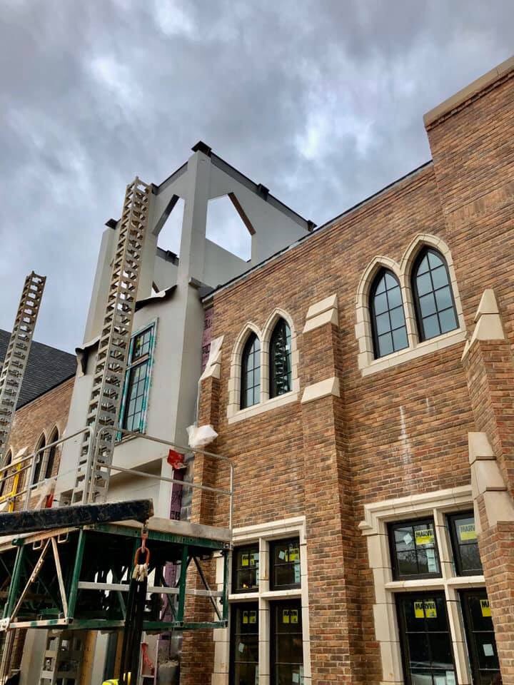 Hartsell79's tweet photo. I love spending time with our People in the Field. They make my job easier with their Talent. This project has pushed us to think outside the box on a daily basis. @Edifice_inc @mcaa @MasonryMagazine https://t.co/p9Lhj9wWCN