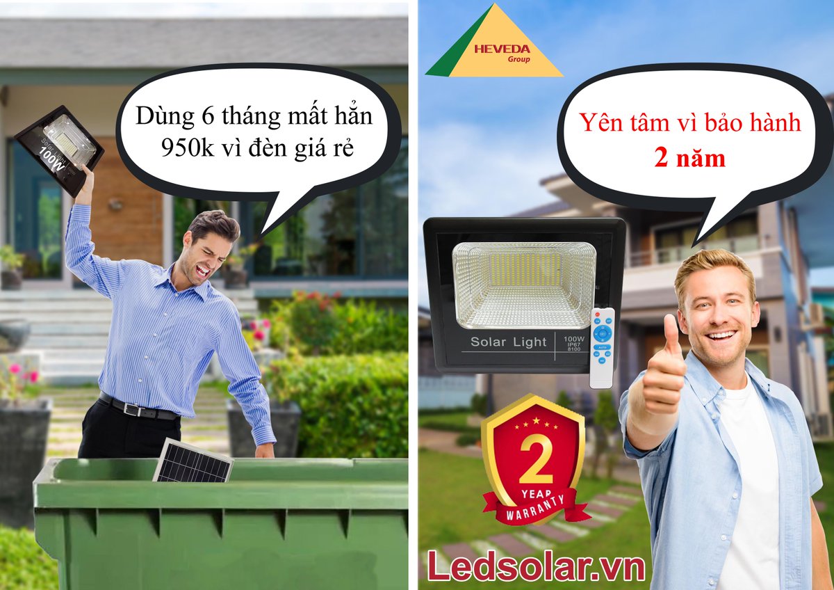 Ledsolar1's tweet image. ☀️🌤️ Đèn năng lượng mặt trời CHÍNH HÃNG từ HEVEDA ✨ LỰA CHỌN thông minh 💰💰
--------
👉 Website: ledsolar.vn 
#ledsolar #denlednangluongmattroi #densanvuon #denled #led