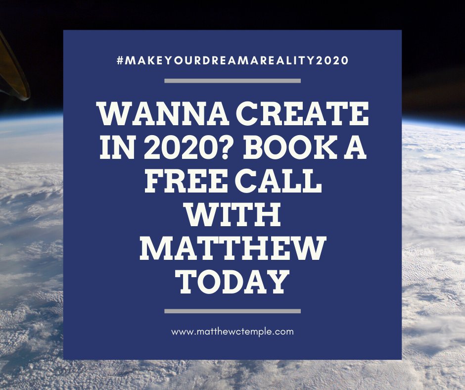 MatthewCTemple's tweet photo. Make your 2020 goals happen! How about a complimentary coaching call to get your going! #makeyourdreamareality #matthewtemple #hopesanddreams #smartgoals https://t.co/D8XqK4ziMU