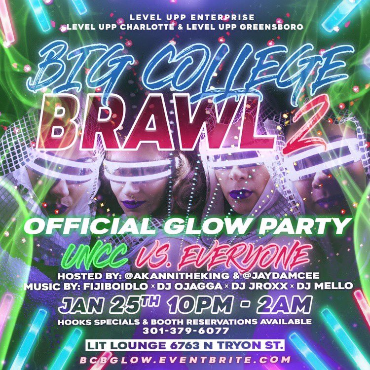 _Jstshay's tweet image. #BCBGlowEdition 

Official #LevelUppEnt FDOC 
 UNCC VS EVERYBODY

❇️Hosted By: @AkanniTheKing @JayDaMcee 

❇️Music By: @FijiBoiDlo @dj_jroxx @mellothedj @o_jagga 

#JCSU &amp;amp; #JWUCharlotte YALL GOT SOMETHING TO PROVE 

BCBGLOW.EVENTBRITE.COM