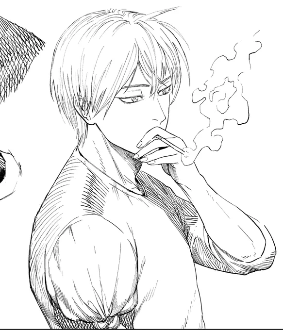drawing ikemen to get rid of art block 