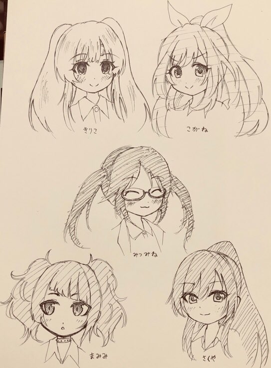 こっちは初めて描いた時のアンティーカ 
