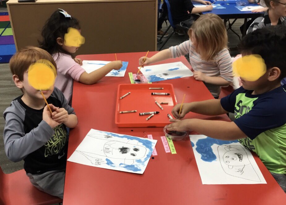 LVPreKMonsters's tweet photo. Early Childhood students are busy becoming illustrators with directed drawings of Polar Bears while learning about the 5 Senses ❄️✏️ @LakeviewBobcats, @NorthwestISD https://t.co/TNXD87afuV