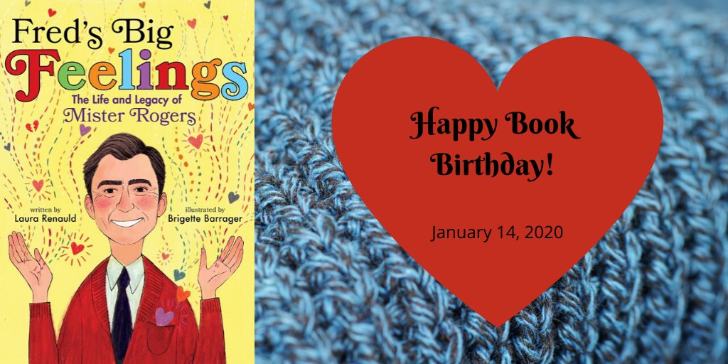 laura_renauld's tweet photo. Happy #BookBirthday to FRED'S BIG FEELINGS, written by me, illus. by @missbrigetteb, &amp; pub. by @SimonKIDS!

To celebrate, I'm giving away one bound copy &amp; one F&amp;G. #PB #giveaway #kidlit @2020comebkcrew

To enter: Follow, RT, &amp; Tag a Neighbor! U.S. only. Ends 1/17, 9PM ET. https://t.co/LPOrJwSALT
