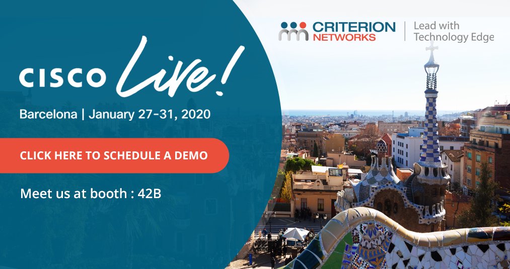 criterionnet's tweet photo. @CiscoLiveEurope is just around the corner ! Join us at booth 42B and learn more about our Network Transformation Enablement Cloud and experience how it is accelerating the network transformation needs of MSP, VAR and Enterprises.   
https://t.co/1MsbjsHFRf https://t.co/1KS74eb5iQ