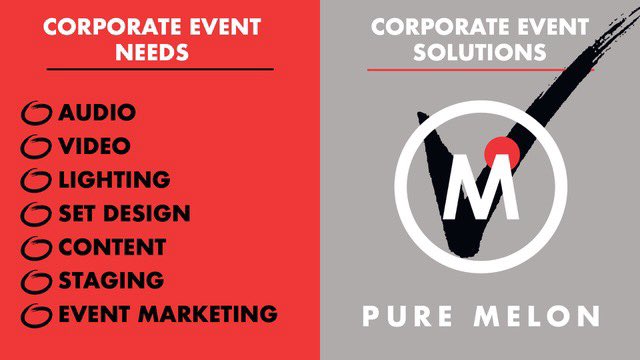 puremelon's tweet photo. Your 2020 Event Checklist...#WeGotYou #ExperienceMore #CorporateEvents https://t.co/LPWL3MiLIm