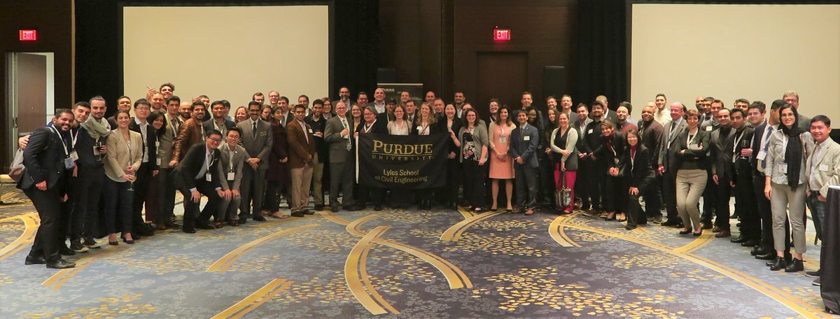 darcybullock's tweet image. Great evening getting reconnected with extended @purduece family at #TRBAM