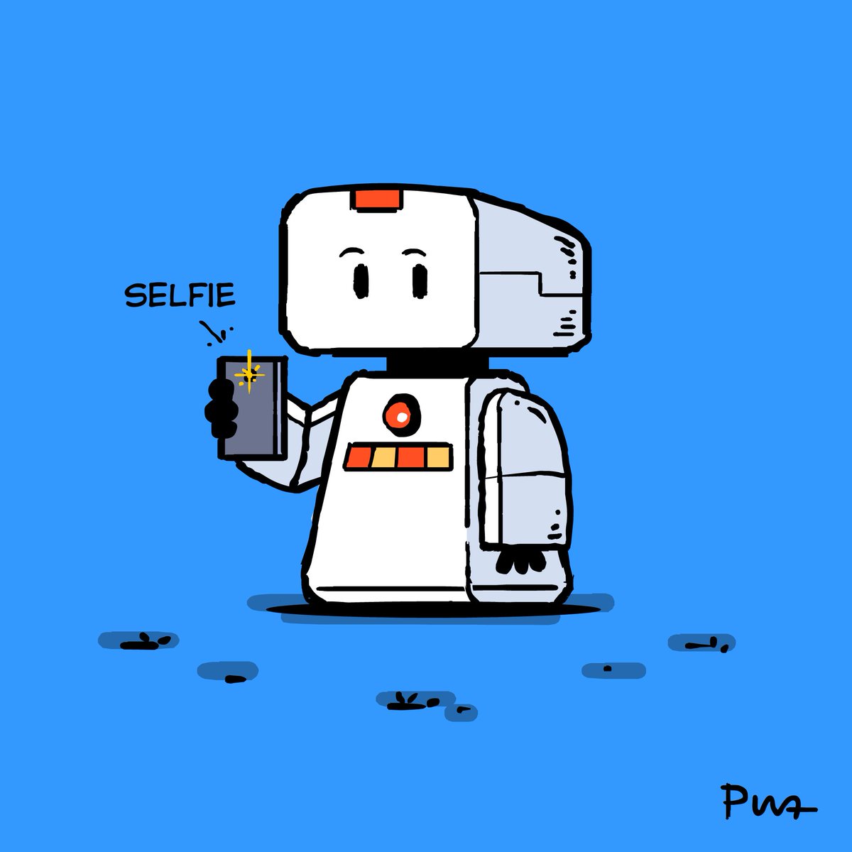 robotstrips's tweet photo. Robot Selfie https://t.co/GUj5uC5Wqp