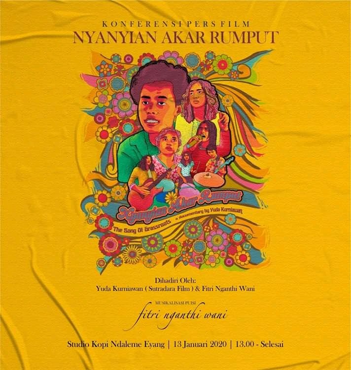 Hari ini konferensi pers film "Nyanyian Akar Rumput" di <a href="/ndalemeeyang/">Eyang Honggowongso</a>.studiokopi , Langsung merapat.

Sebarkan!

#nyanyianakarrumput 
#filmdokumenter 
#merahbercerita