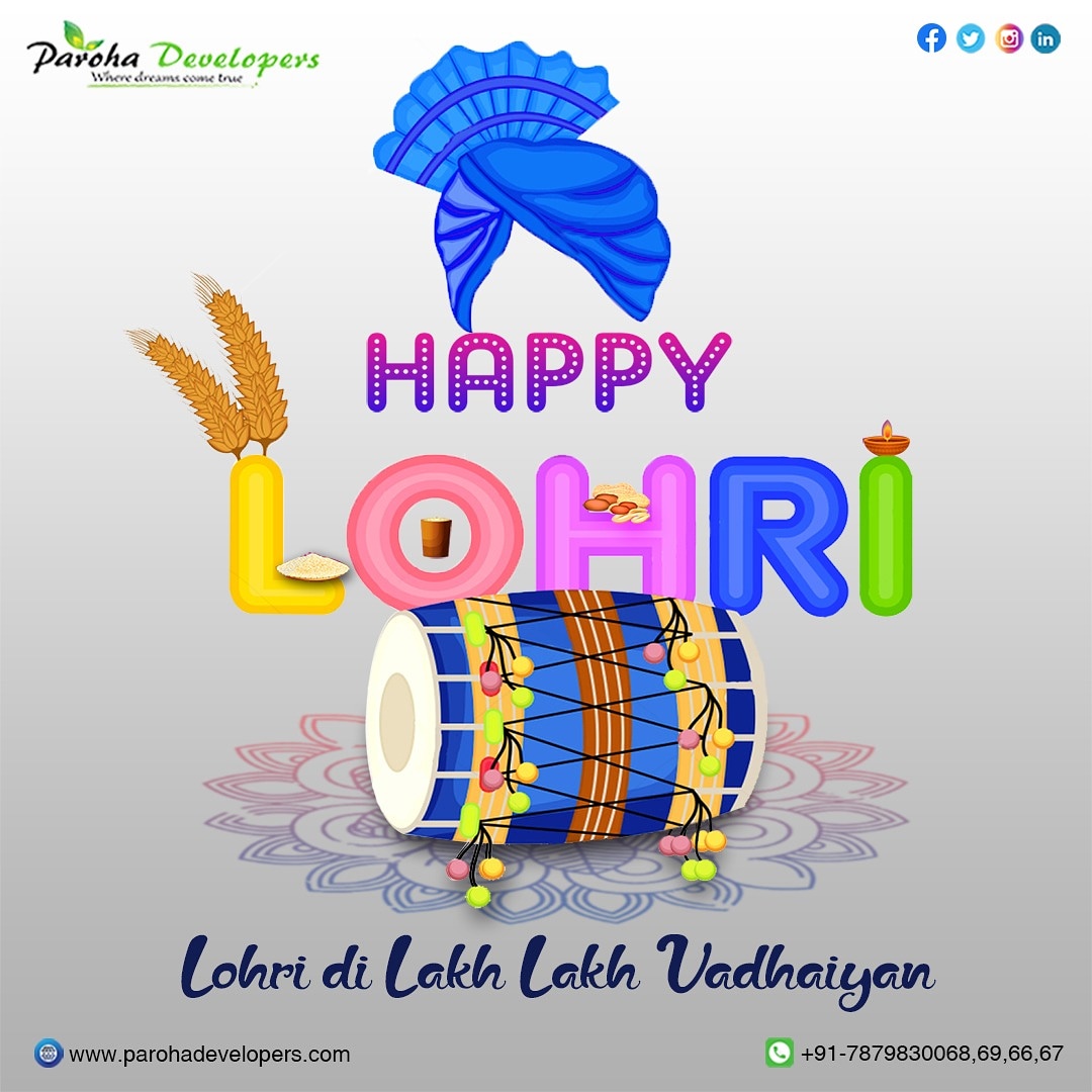 ParohaD's tweet image. #ParohaDevelopers Wishing this Harvest Season Brings Happiness and Prosperity to You and Your Family. — Happy Lohri!