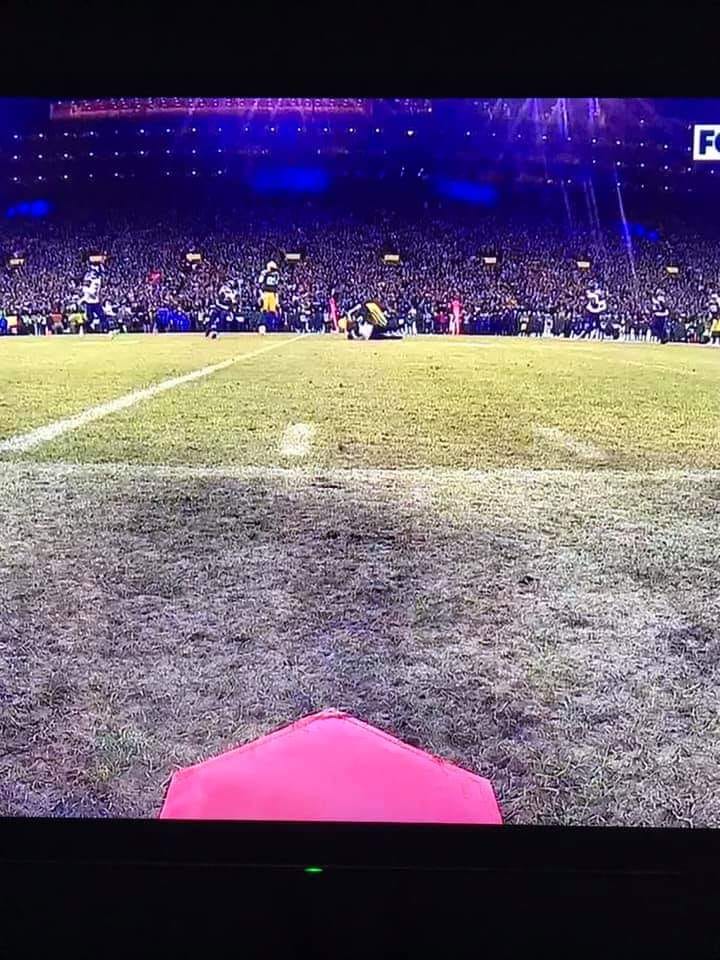 ChrisPrice91's tweet photo. @kevins4you They had a camera angle coming straight off the pole marking the spot and it was good https://t.co/q6ROan689e