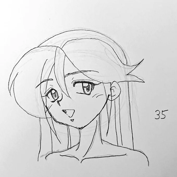 今日のお昼のお絵描き 