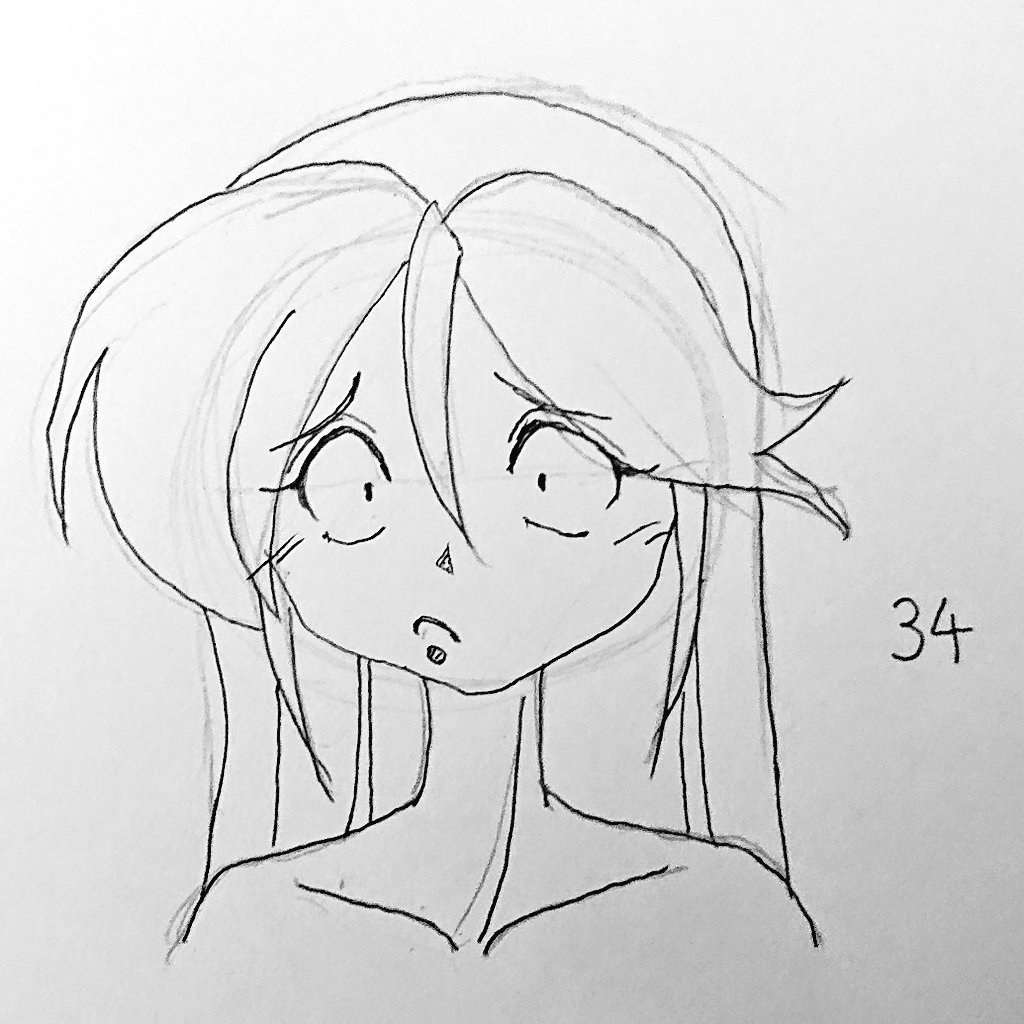 今日のお昼のお絵描き 