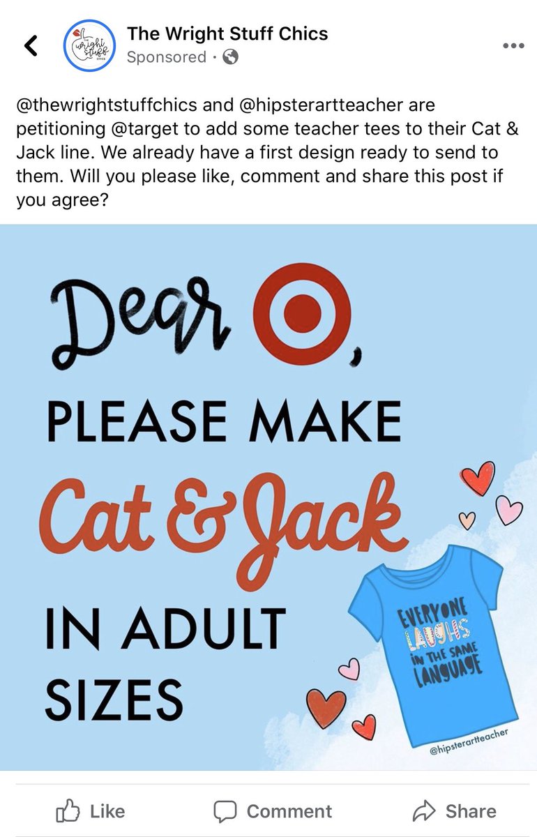 I agree with <a href="/wschics/">thewrightstuffchics</a> , <a href="/Target/">Target</a> can we get adult sizes?! 🎯 👚