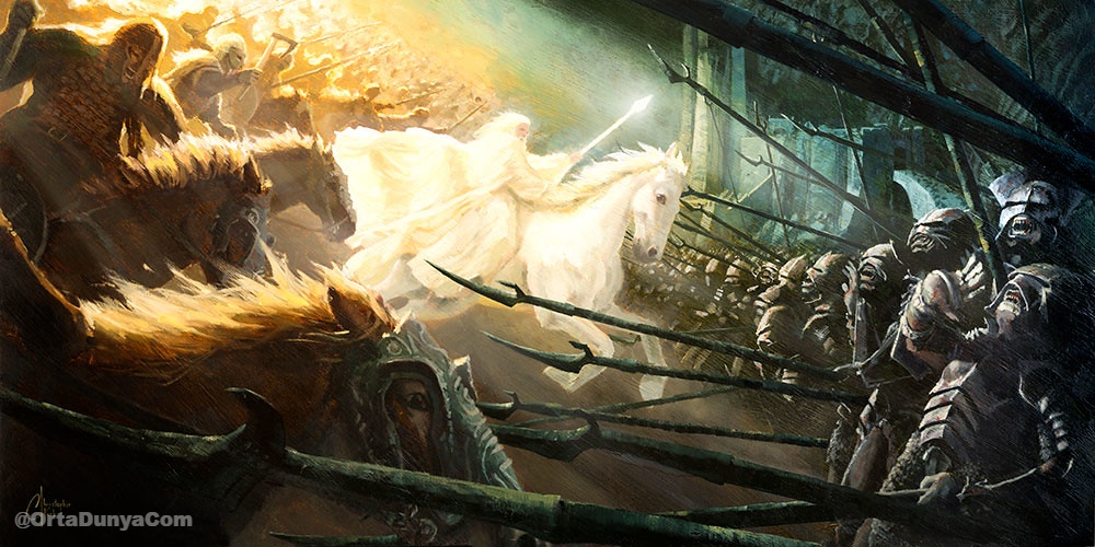 "Rohirrim! To the king!" 🐎