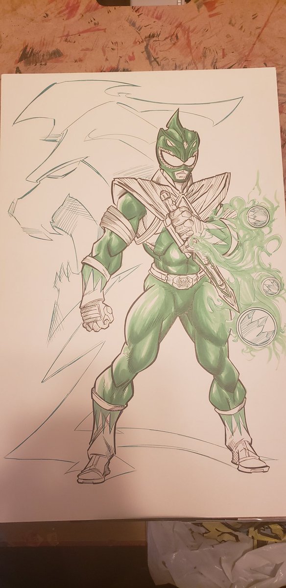 inkbat_studios's tweet photo. Andy Jay's interpretation of #tommyoliver the #greenranger from #mightymorphinpowerrangers enjoy!
#traditionalart #originalart #copicmarkers #gogopowerrangers #greenranger #tommyoliver #tommyolivergreenranger #jasondavidfrank https://t.co/ydBc7nIwdV