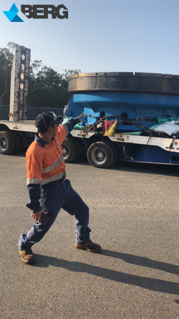 WeAreBerg's tweet photo. There was excitement before the Christmas shut down at the #BergEngineering Gladstone workshop as our new Titan Vertical Boring and Turning Mill completed its journey from Germany ahead of installation works commencing in our new custom-made facility.
#itsaBergthing https://t.co/gOkf8RG0bz
