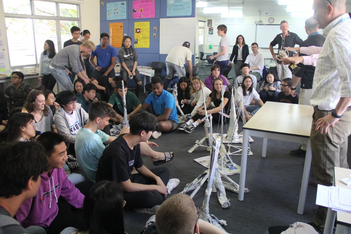 vislaos's tweet photo. The TOK breakfast was an exciting event full of innovation and energy! All the grade 11 and 12 students were mixed into groups and were then asked to take on five challenges connected to Ways of Knowing and Areas of Knowledge. #vislao #VISInnovates #TOK https://t.co/30SyGFCOSe