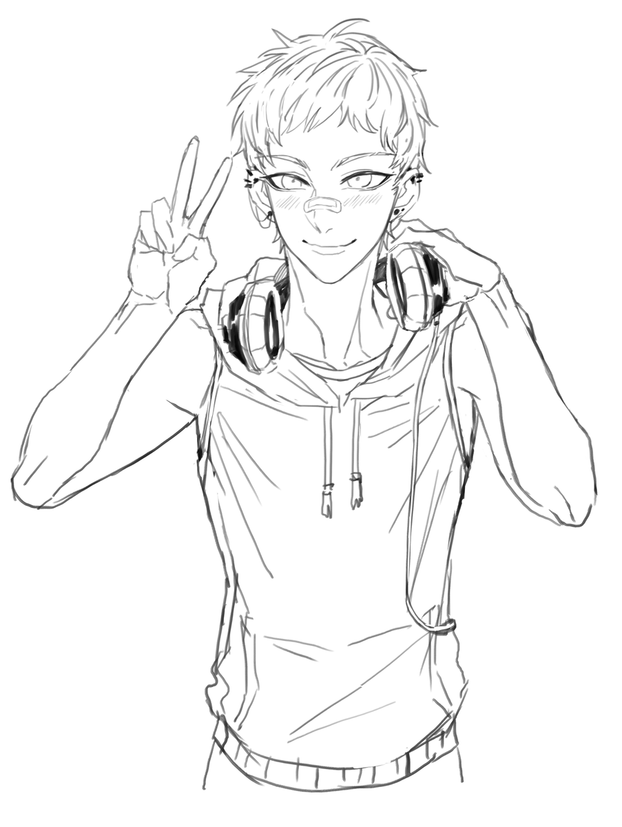 13Yunfei's tweet photo. Sketch commission and doodle stuff ☺️✨ https://t.co/npVvlohBAu