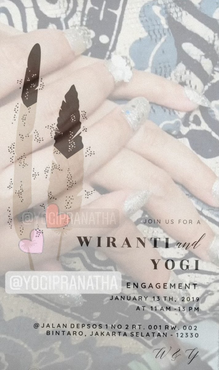 wiraant's tweet image. Sweet memory❤
Fake nails, real love
#engagementstory
#memory