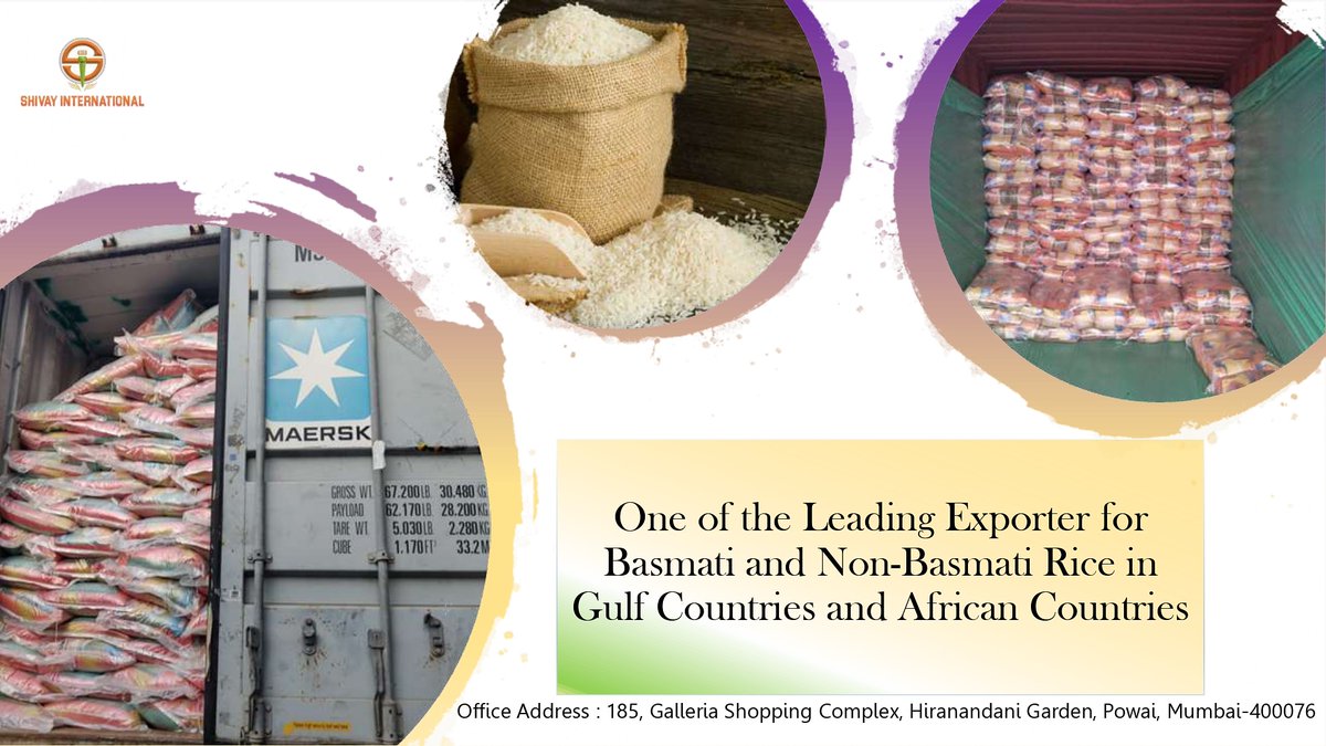 EximShivay's tweet photo. Rice Exporter https://t.co/MwLNQhp8jw