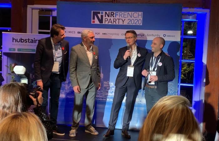 schelcher's tweet photo. Lors de la soirée des start-up de la @LaFrenchTech à Central Park, j’ai été très heureux de remettre le prix de l’efficacité en magasin à https://t.co/khF8CUlNP7 qui aide à faire la chasse aux ruptures. Bientôt en test chez @ULesCommercants ! https://t.co/W79HCQYLAk