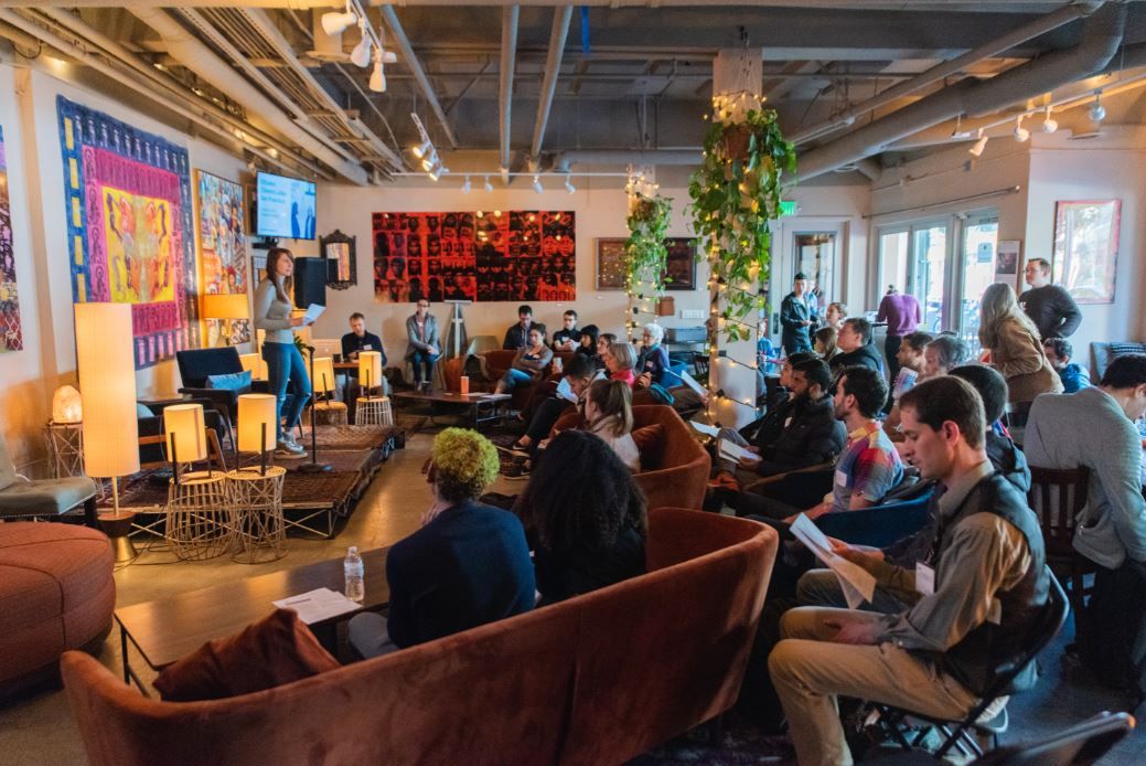 CCLSanFrancisco's tweet photo. Great turnout at our CCL San Francisco Chapter Meeting on January 11, 2020! Special thanks to our guest speaker Deepa Varma, Executive Director of the San Francisco Tenants Union.
#grassrootsclimate #cclsf #climateaction https://t.co/9b77YWiPBq