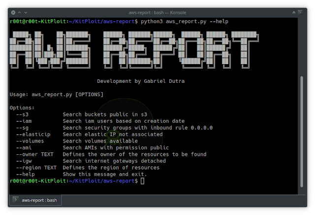 "AWS Report - Tool For Analyzing Amazon Resources" bit.ly/36NzO31