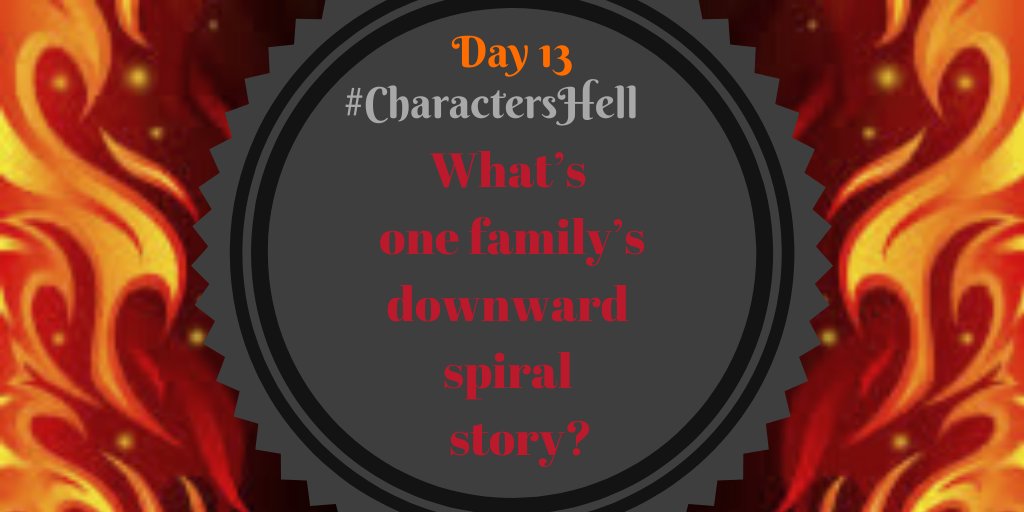 ladyofmind721's tweet photo. #CharactersHell 13
What’s one family’s downward spiral story?
The sins of the father not only fall on the offspring, but get multiplied! A mistake of one can turn into a tragic spiral. Any story of a family ruinous downfall in such a predicament?
#RelationshipHellWeek https://t.co/nSHWIZvp7B