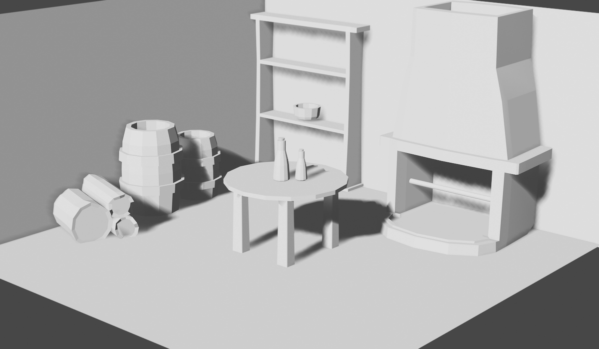 DevelopingJosh's tweet photo. Prototype scene!
#3dmodeling #lowpoly #indiedev #indiegames #blender #gamedev https://t.co/c0R5wtQ4R8