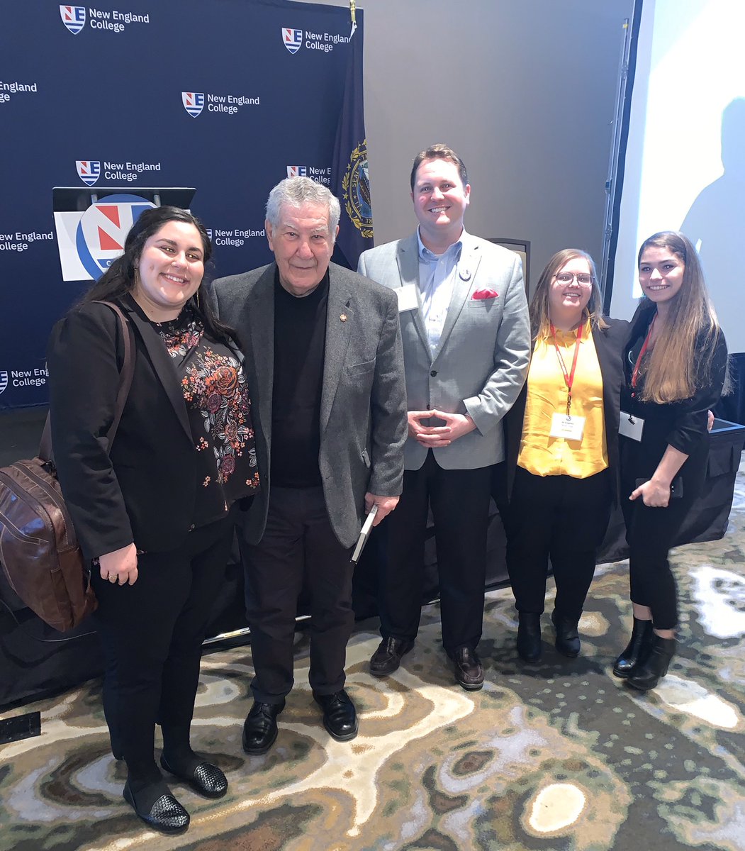 NathanRShrader's tweet photo. I first met Senator @LouDallesandro in 2003 at a DLC event in Philly when Lt Gov Knoll and I were seated at his table for breakfast. I’m so glad to have been able to introduce our @millsapscollege group to this NH legend last week at @CollegeCon2020! https://t.co/XjMo0ge2eR