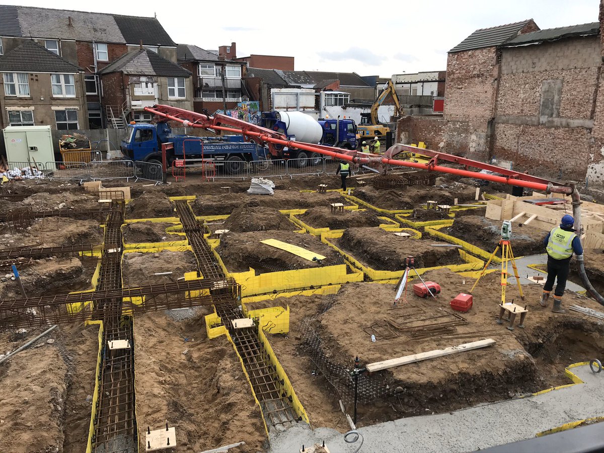 pmgroundworks's tweet photo. Playing by the seaside at the new @easyhotel in Blackpool before Christmas. Great start to get the job in front.  #hotel #concrete #groundwork #easyhotel https://t.co/Gsj2hFmvy7