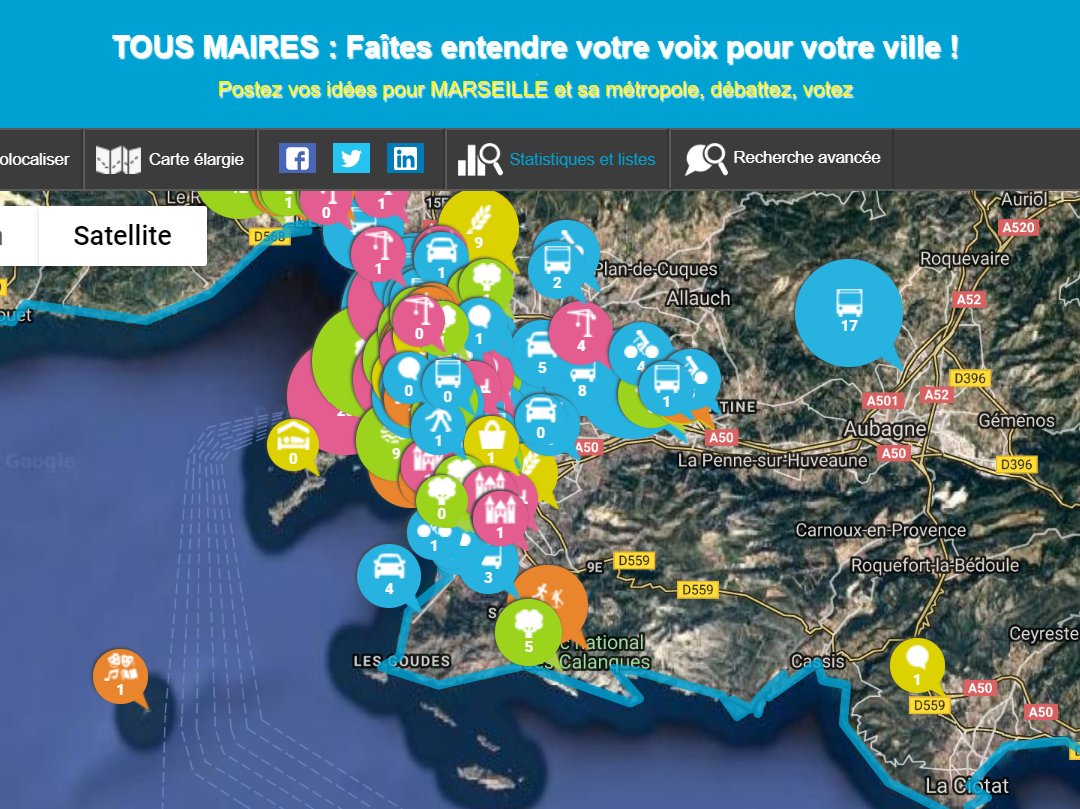 debatomap's tweet photo. Plus de 700 idées déjà proposées par les internautes sur #Marseille, #Strasbourg, #Bourges, #Lyon, #Bordeaux, #Paris avec #DEBATOMAP2020 ! Suggérez vos idées aux candidats municipaux sur https://t.co/71dr0eyFqT ! https://t.co/9ruhFtXTm7