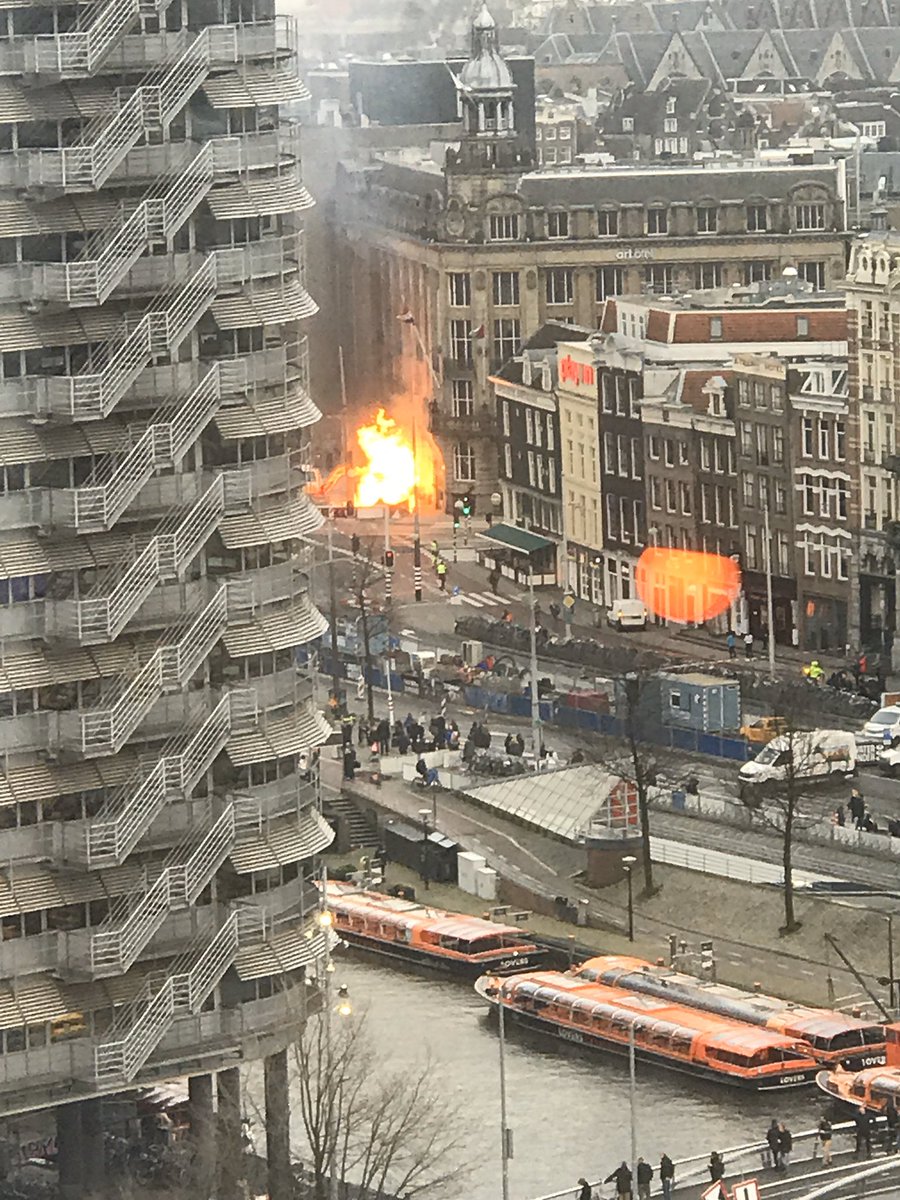Hotel in centrum Amsterdam ontruimd vanwege brand | NOS
