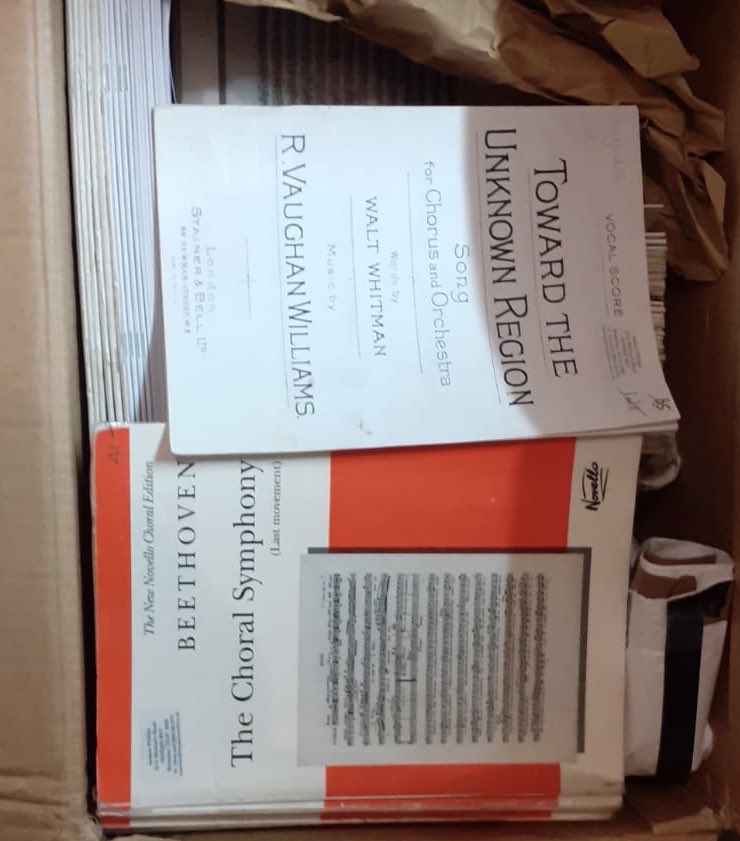 🎶 New year, new term, exciting new music! Looking forward to rehearsals starting back tonight 🎶