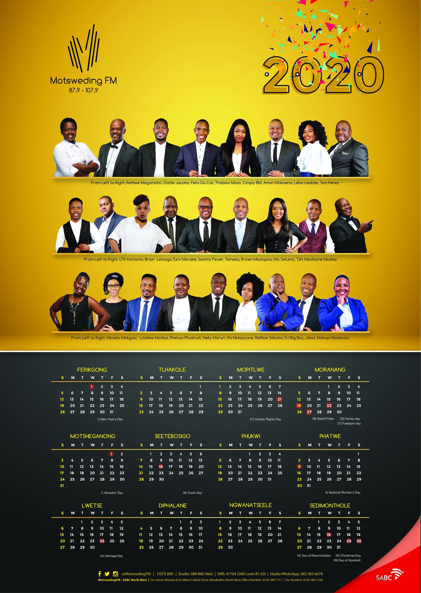 Motsweding FM on Twitter "MotswedingFM2020 Morule/ Sedimonthole