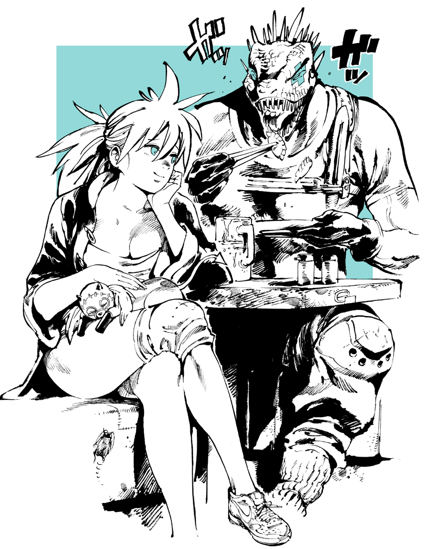 10年前と、13年前に描いたドロへ絵。そんなに経ったの?こわい #ドロヘドロ 