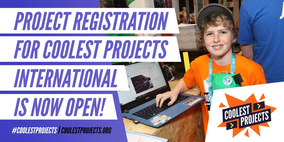 CoolestProjects's tweet image. ***EXCITING NEWS***
Registration for #CoolestProjects International is now open! If you know a young tech creator, then register their project today for the opportunity to take part in this awesome event💥
coolestprojects.org/international/
#MondayMotivation #Dublin