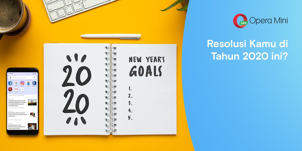 opera_id's tweet image. Apa resolusimu yang paling ingin dicapai di tahun 2020? Apakah sukses dalam karir, percintaan, atau ada hal lainnya. Yuk, share di comment!