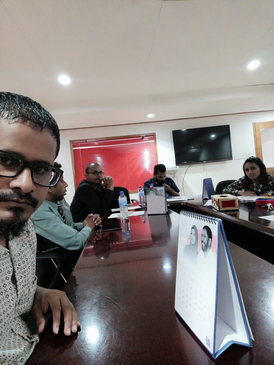 VoiceOfNation7's tweet photo. VP Hon. Ahmed Saud meeting with Media Committee Members regarding upcoming local council election.
#LCE2020
#JoinJP
#Qasim2023
#JpYouth
#RaiyFiya
@qasimibrahim @ammadaysaud @hanafymv @ahmed_nihan @M_Adhuham @mujay1742 @JpSixer @AliShameel7 @Fazyl_Ali @LiyaaKujjaa @imran_mahmoodh https://t.co/nmhzP0XQ7u