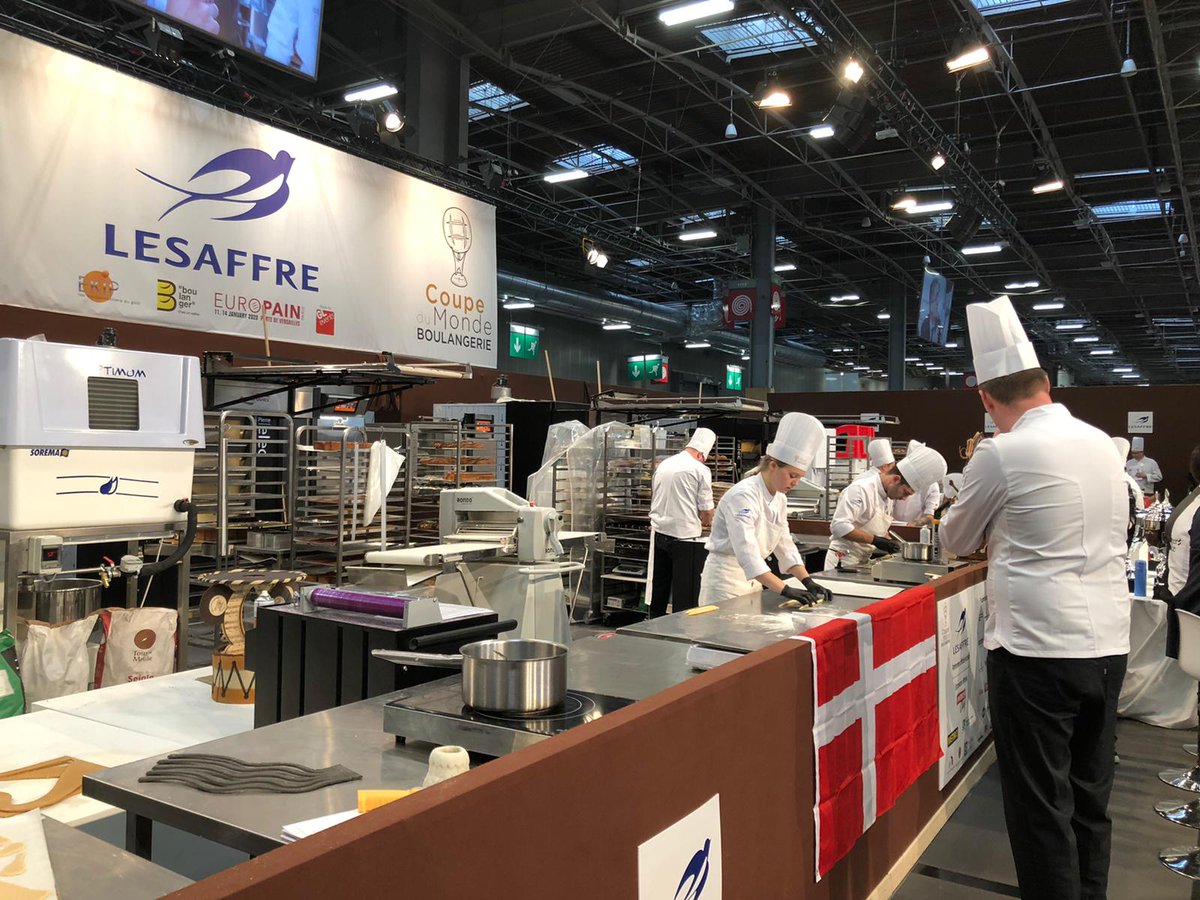 #CMB2020 Backstage
Third and last day of competition with Egypt, Denmark, Costa Rica and China.

#coupedumondedelaboulangerie <a href="/Lesaffre_Group/">Lesaffre</a> @EuropainFrance #bakery #Competition