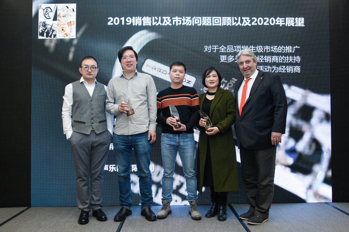 BuffetGroup's tweet image. The 6th edition of Buffet Crampon China Dealer Meeting took place last week at the Sofitel Kunming in Yunnan Province (China).

On this occasion, we would like to congratulate our 3 best Chinese dealers of 2019: Bosco (Shanghai), Jingyi (Shenzen) and Jisheng (Shenyang)!