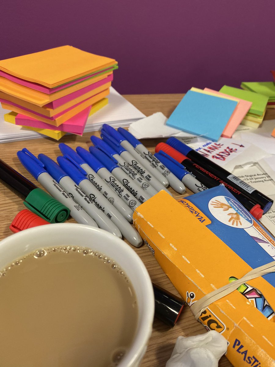 deanorhodes's tweet photo. Coffee ✅ Post It’s ✅ backlog ✅ that nervous feeling before our next @ScotDigAcademy #Foundation course ✅ #LetsDoIt #DigitalTransformation #agile https://t.co/9lLtPc8kak